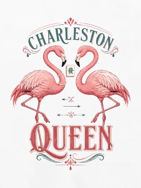 Mahjong Charleston Queen Flamingo