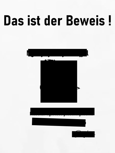 Das ist der Beweis