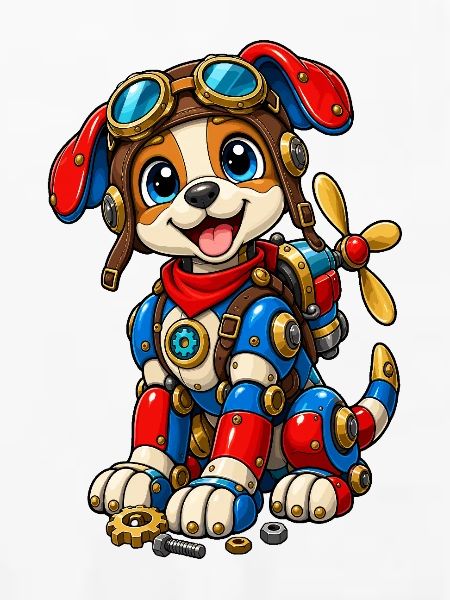 Steampunk Hundebot