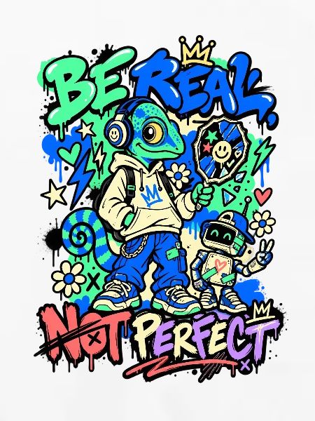 Sei echt, nicht perfekt