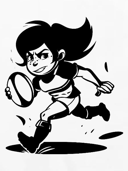 Rugby Mädchen