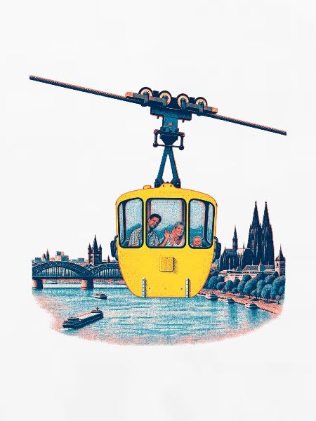 Kölner Seilbahn Risograph