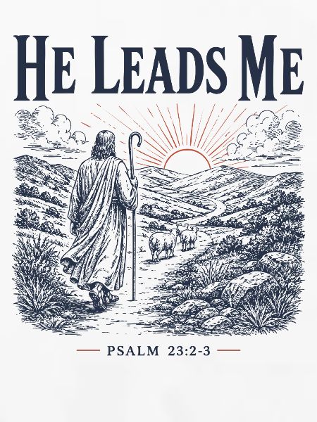 Psalm 23 Hirten-christliches Design