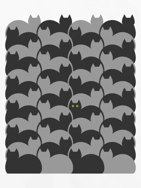 Escher Style Cats texture