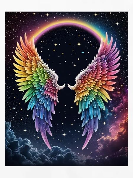 Regenbogenflug im Kosmos