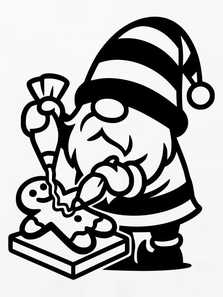 Gingerbread Baking Gnome