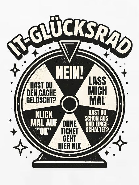 IT-Glücksrad Tech-Wortwitz Runde