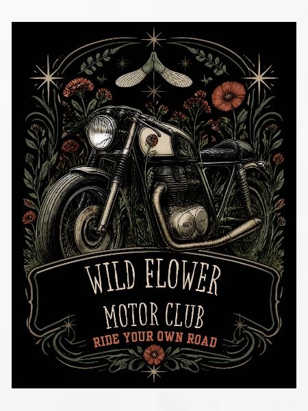 Wildflower Motorrad