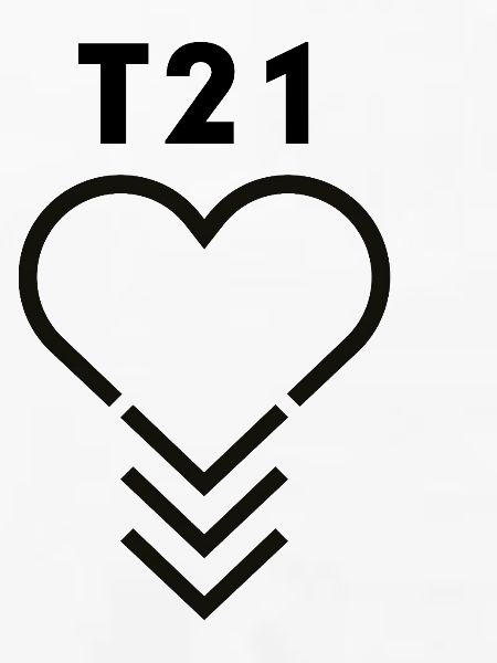 Down-Syndrom-Bewusstsein T21-Herz