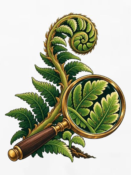 Fern durch eine Feldlinse