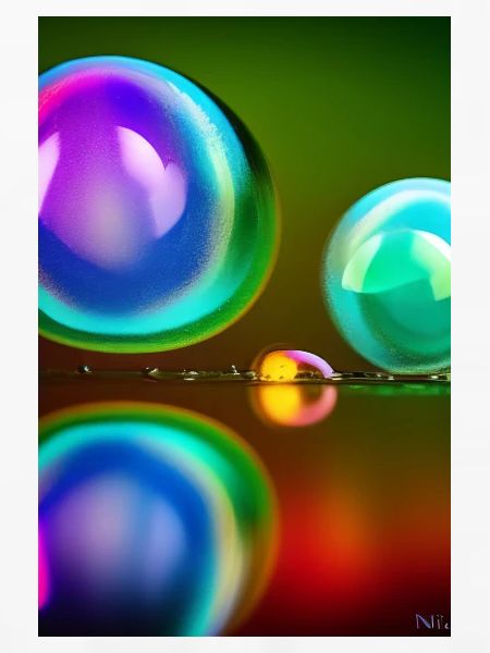Bunte Blasen