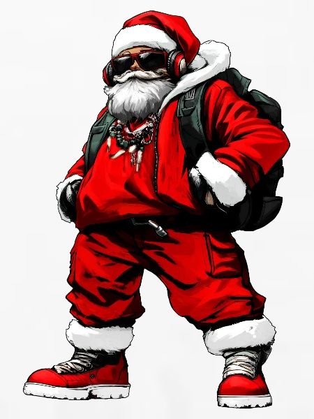 Rapper Weihnachtsmann
