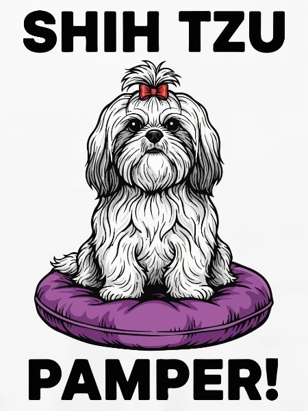 Dog Shih Tzu Pamper Luxuskissen