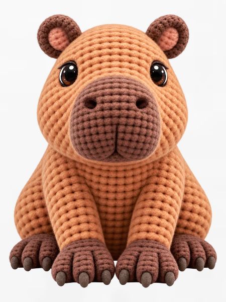 Kuscheliger Strick-Hippo