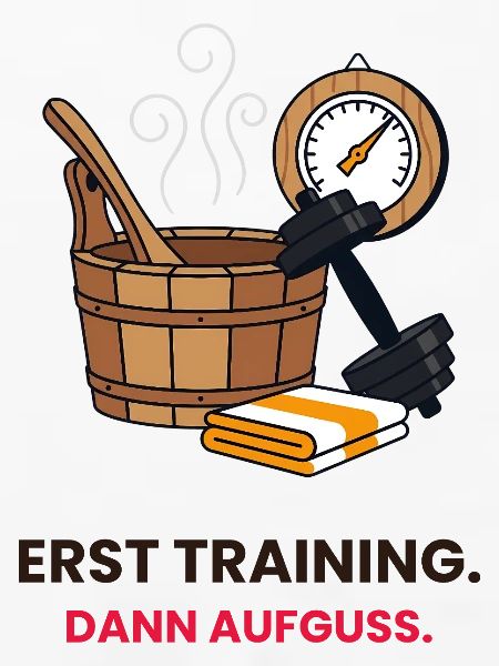 Erst Training dann Aufguss