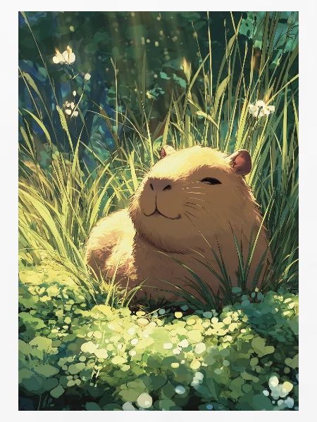 Sonnenhamster im Gras