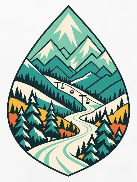 Teardrop Berglandschaft