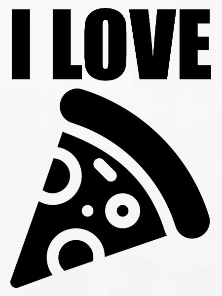 Ich liebe Pizza