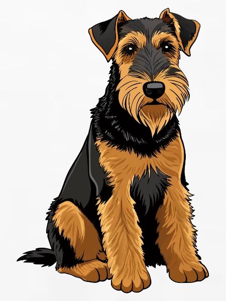 Airedale Terrier-Hund