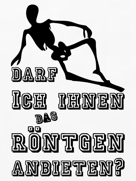 Röntgen anbieten Medizin Geschenk