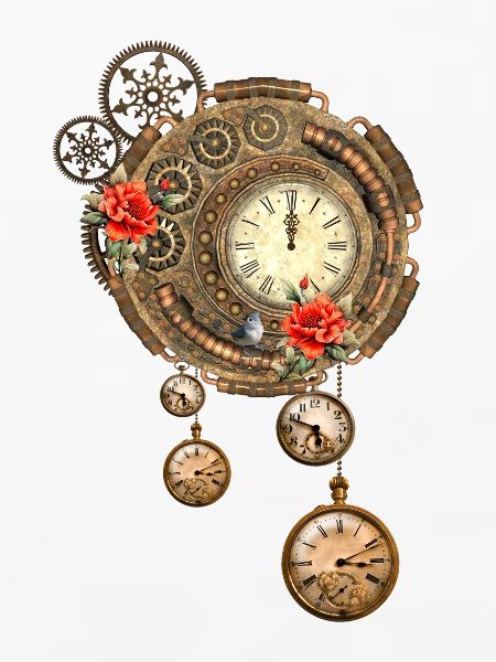 Wunderbare Steampunk-Uhr