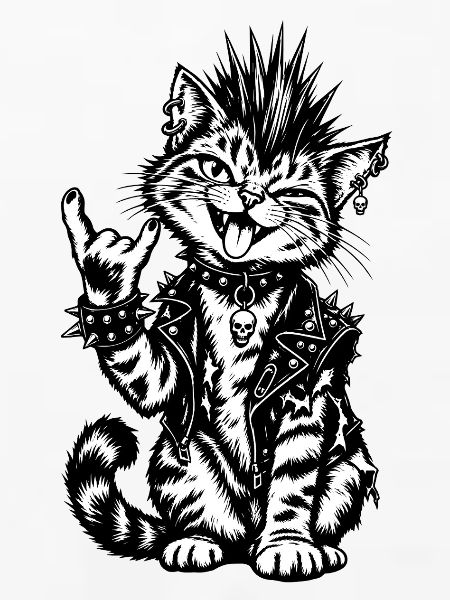Punk Katze 
