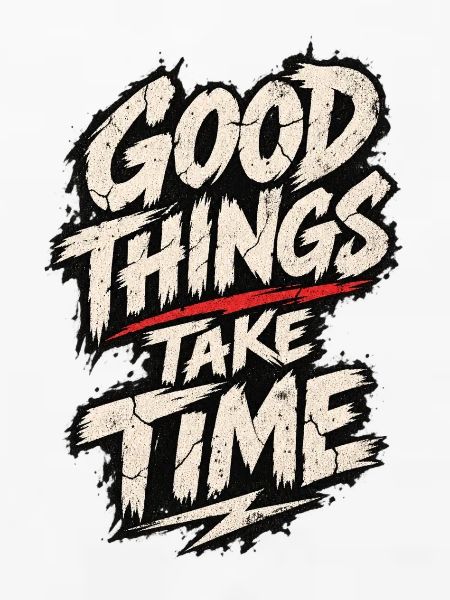 Good Things Take Time Poster