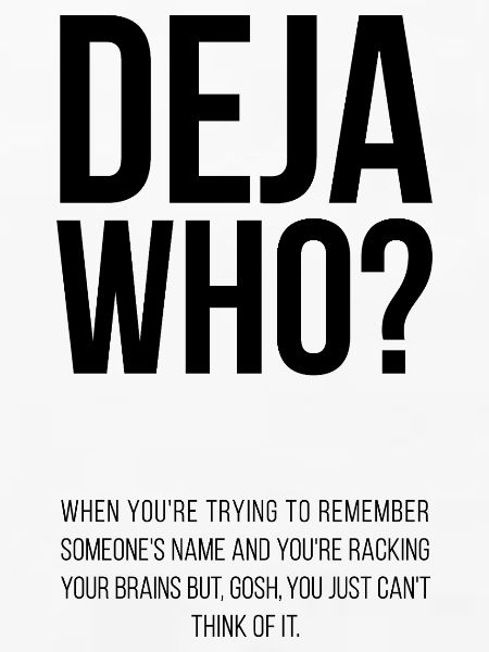 Deja wer? inkl. Definition