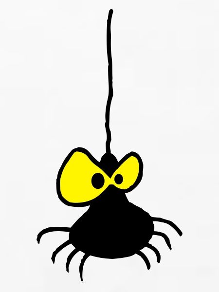 Grumpy Spider Zweifarbiges Design