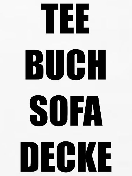 Tee Buch Sofa Decke