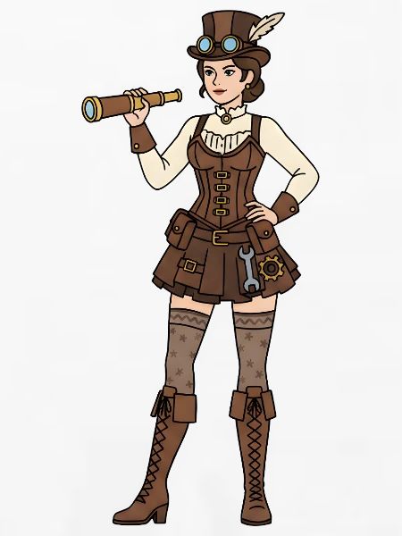 Steampunk Frau