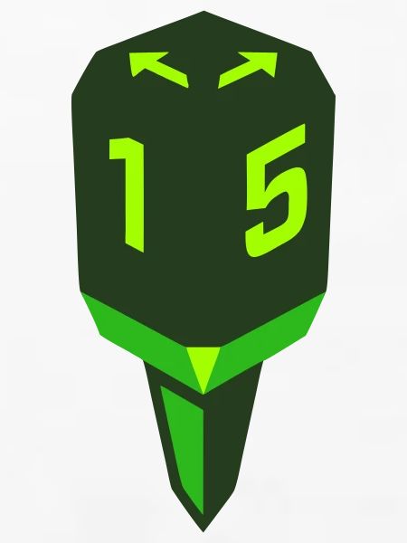 Golf Tee Abschlag Logo