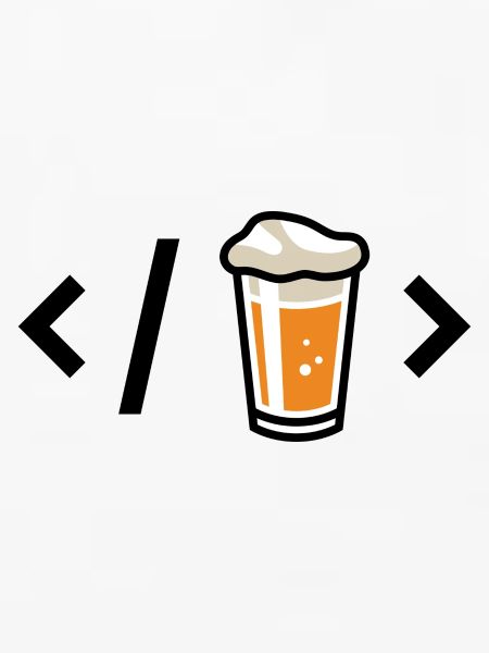 Bierglas-Ikone mit Schaum