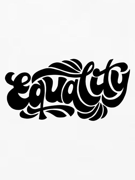 Equality – Feministisches Statement Design