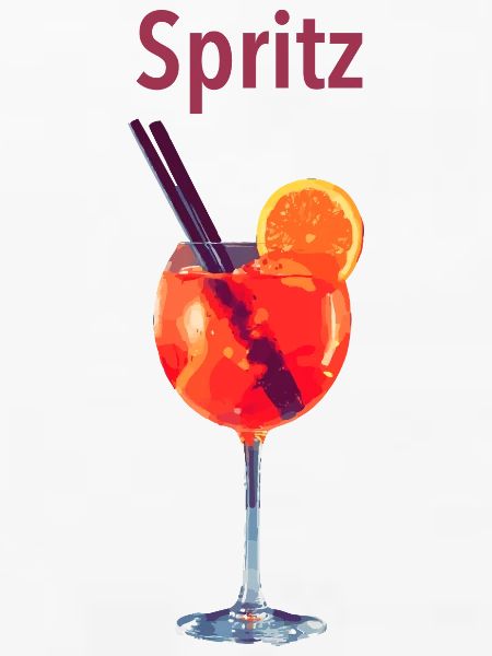 Spritz Glas Illustration