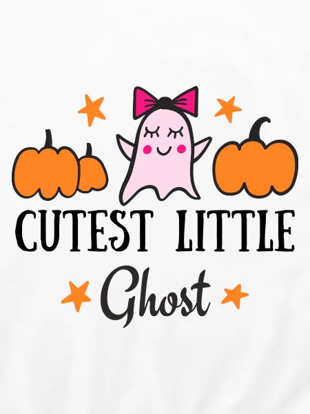 Chibi-Geist mit Kürbissen