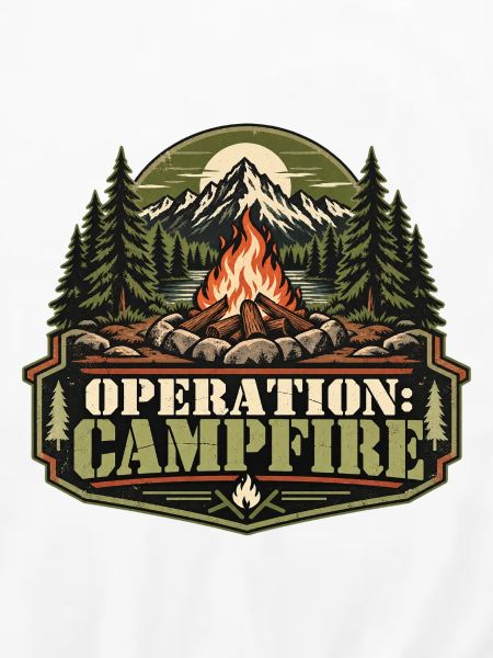 Operation: Campfire – Retro-Lagerfeuermotiv