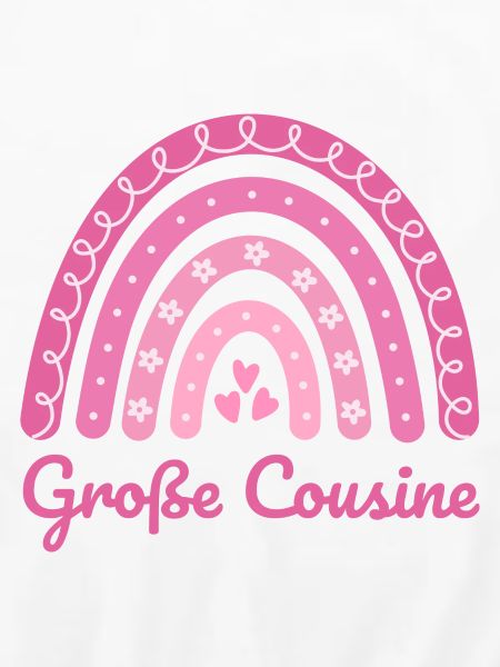 Große Cousine Boho Regenbogen