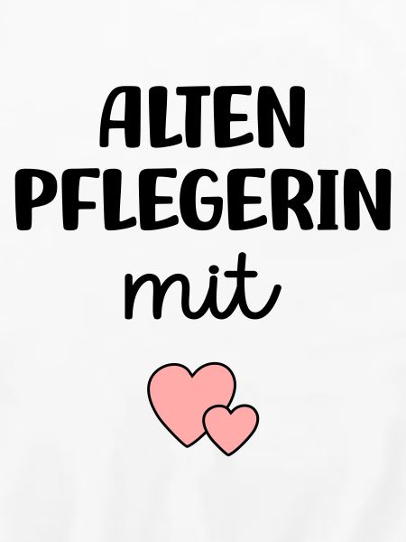 Altenpflegerin mit Herz