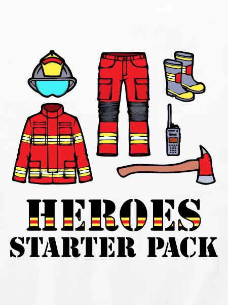 Feuerwehrhelm Lebensretter Statement Feuerwehr