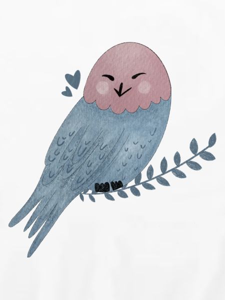 Schneeeule Illustration