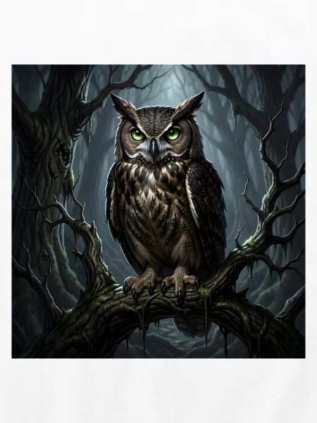 Uhu wächter des Waldes