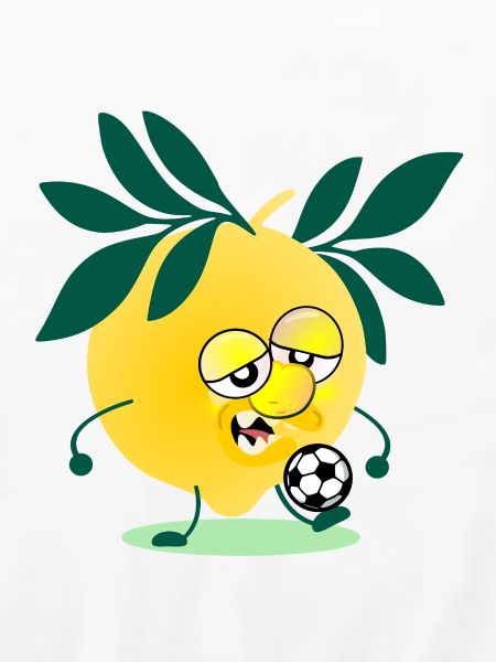 Kinder Fußball Zitrone
