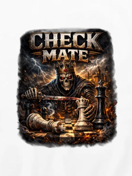 Check Mate Todeskönig am Schachbrett