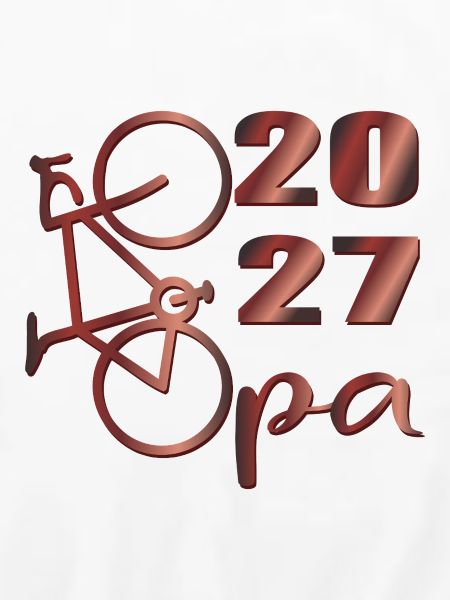 Radfahrer Opa 2027