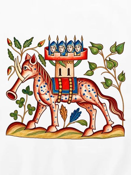 Mittelalterlicher "Elephas"-Kriegselefant