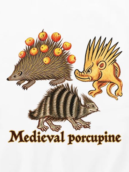 Stachelschwein-Mittelalter-Trio