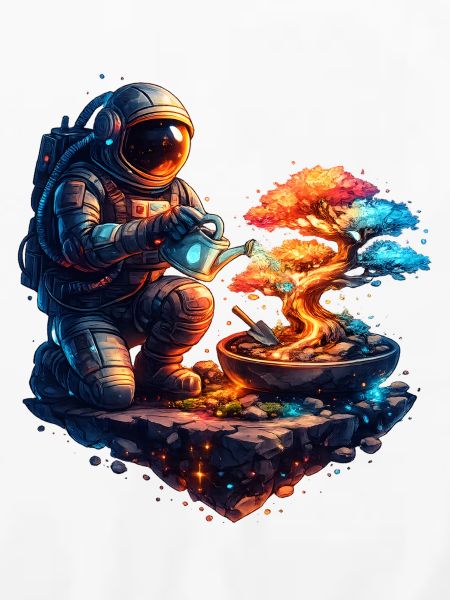 Kosmischer Gärtner-Bonsai