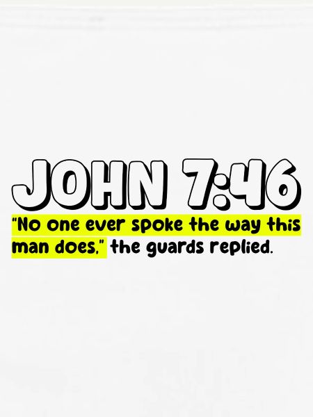 John 7:46 | Bible Quote