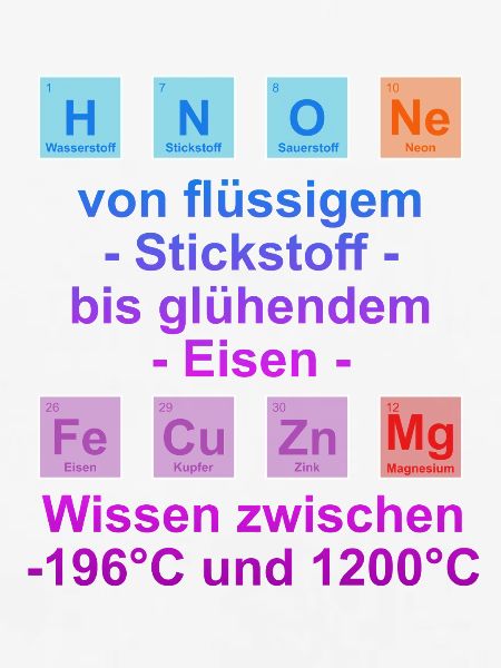 Unispruch "auf Temperatur" Geschenk, Studenten